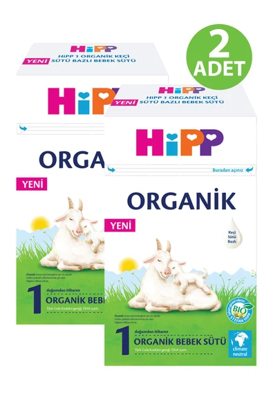 Hipp 1 Organik Keçi Sütü Bazlı Bebek Sütü 400 gr 2 Adet ürün görseli