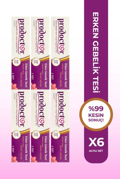 Prodoctor Erken Gebelik Testi 6 Adet ürün görseli 1