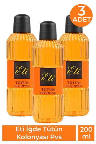 Eti Tütün Kolonyası Pvc 200 ml 3 Adet ürün görseli 1