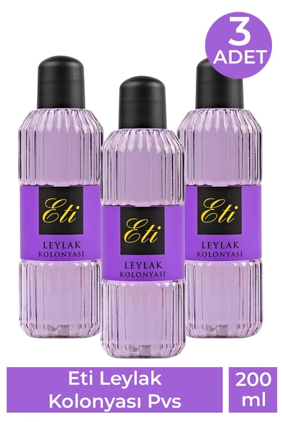 Eti Leylak Kolonyası Pvc 200 ml 3 Adet ürün görseli 1