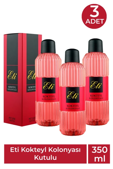 Eti Kokteyl Kolonya 350 ml 3 Adet ürün görseli