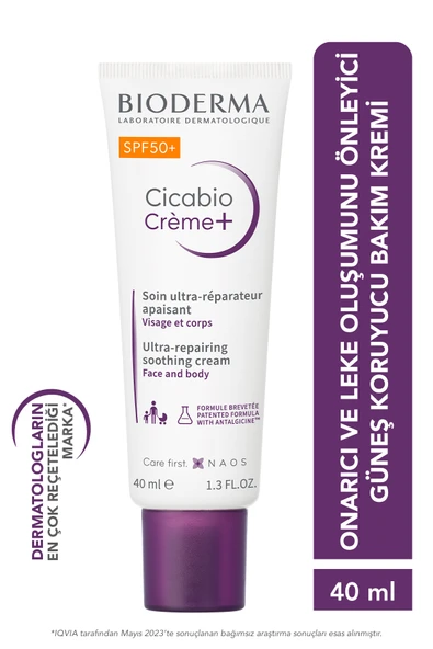 Bioderma Cicabio Creme SPF50+ 40 ml ürün görseli 1
