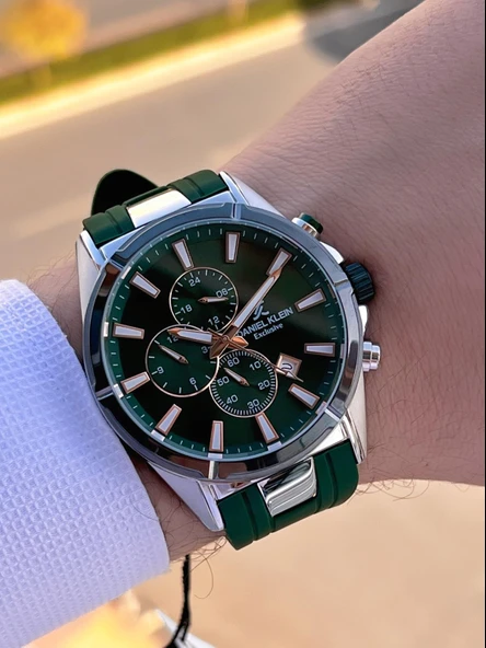 Daniel Klein Silikon Kordon İtalyan Tasarım Bileklik Hediyeli 2Yıl Garantili Erkek Kol Saati 10691.2 - Resim 3