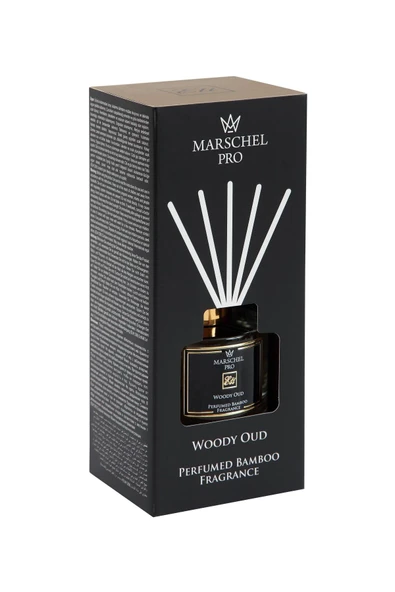 Marshel Pro Woody Oud Çubuklu Koku Cam Şişe 165 ml ürün görseli 1