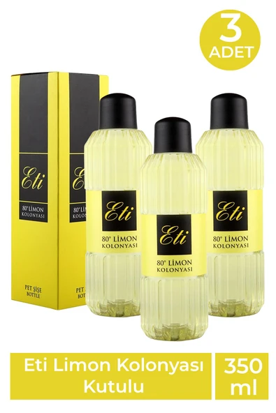 Eti Limon Kolonyası 350 ml 3 Adet ürün görseli 1