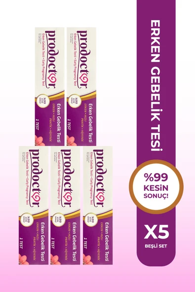 Prodoctor Erken Gebelik Testi 5 Adet ürün görseli 1