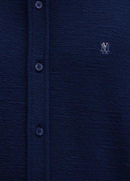 Mavi 0211789 M Logo Nakışlı Örme Erkek Gömlek - Resim 7