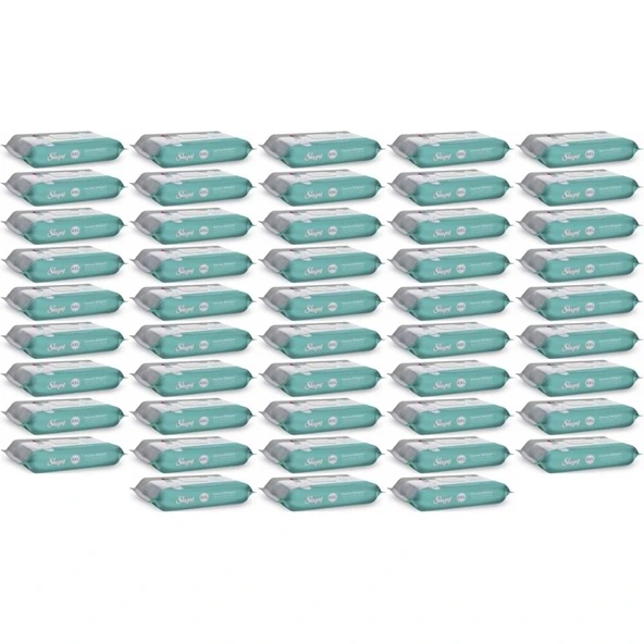 Sleepy Perine Bölgesi ve Vücut Temizleme Islak Mendil Havlu 50 Yaprak (Ebat 4XL) (48 Li Set) ürün görseli 1