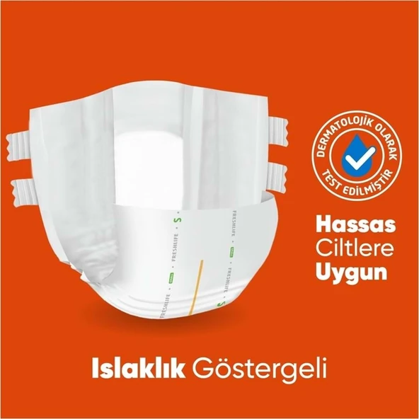 FreshLife Yetişkin Hasta Bezi Bel Bantlı S - Küçük - Small 180 Adet (6PK*30) - Resim 3