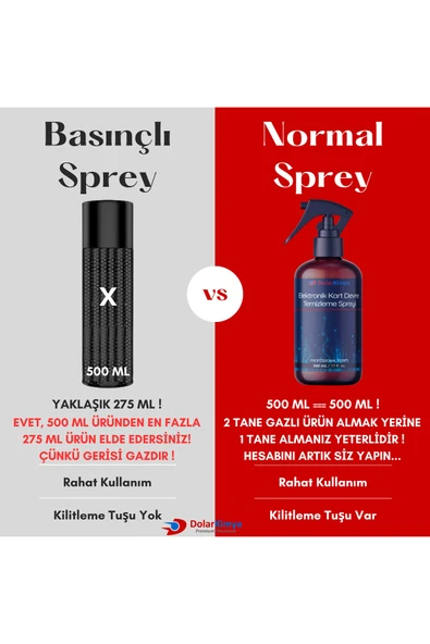 Elektronik Kart Devre Kontak Temizleme Spreyi (PCB Baskı Devre) | 500 mL - Resim 2