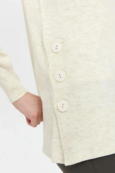 23390 DESEN TLL YAN YIRTMAÇLARI DÜĞMELİ SİMLİ SY BYN KOMPLE KAZAK - Resim 4