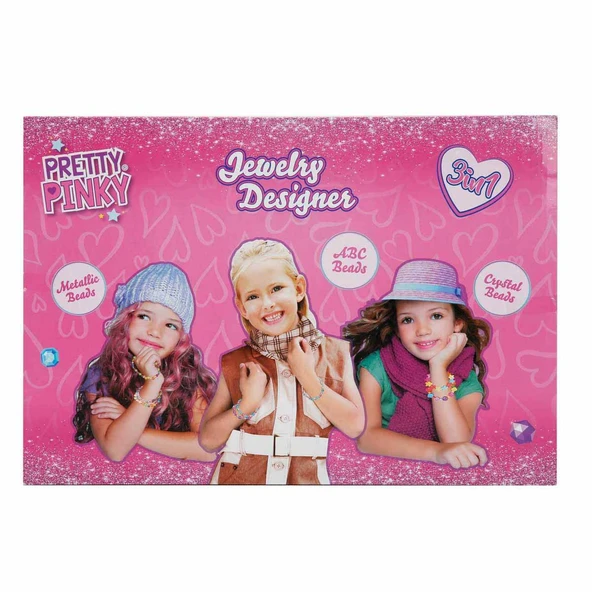 Pretty Pinky 3in1 Boncuk Takı Takımı Seti Büyük - Resim 4