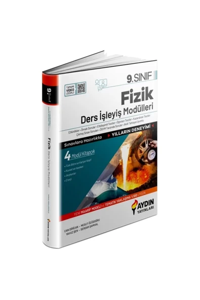 Aydın 9. Sınıf Fizik Ders İşleyiş Modülleri ürün görseli