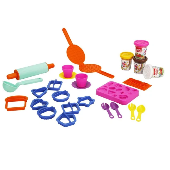 Crafy Tatlı Düşler Oyun Hamuru Seti 200 g 22 Parça - Resim 3