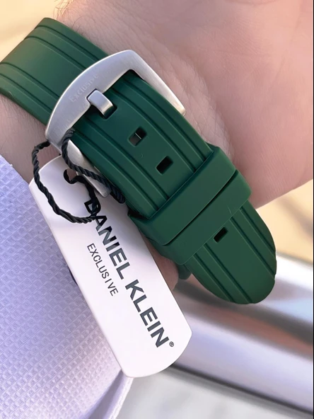 Daniel Klein Silikon Kordon İtalyan Tasarım Bileklik Hediyeli 2Yıl Garantili Erkek Kol Saati 10691.2 - Resim 5