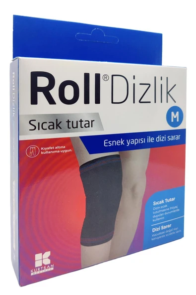 Roll Dizlik Medium - Siyah - Resim 2