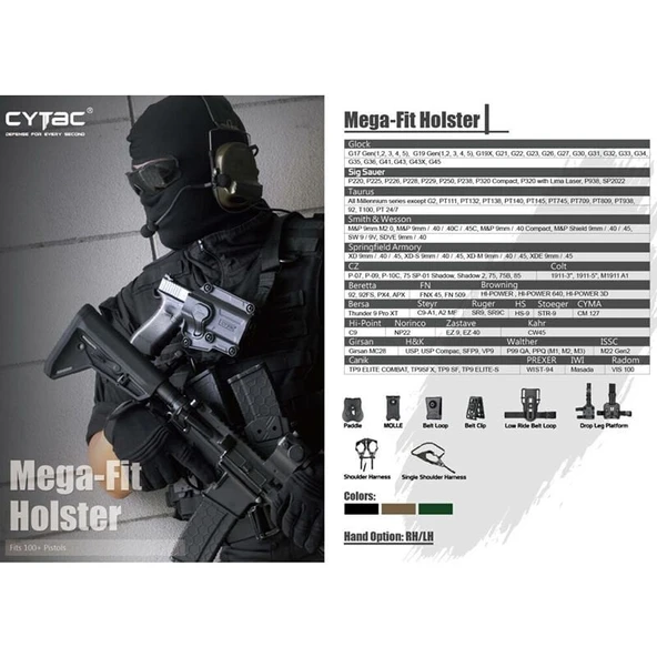 CYTAC UNIVERSAL TABANCA KILIF - Resim 2