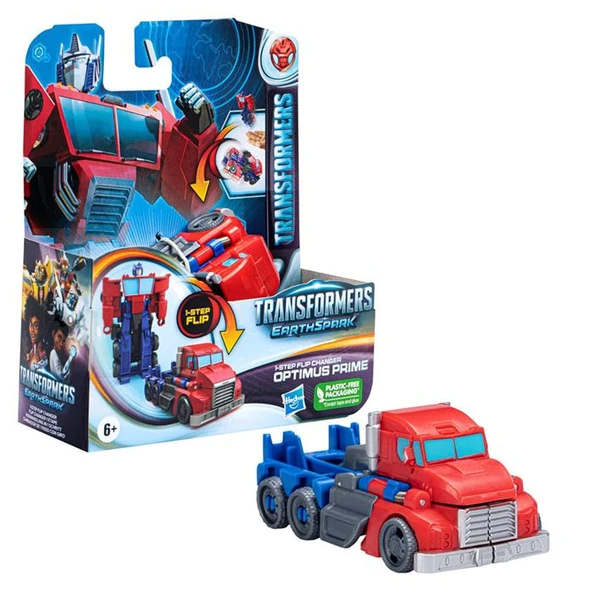 Transformers Earthspark Tek Adımda Dönüşen Figür F6229 F6716 Optimus Prime ürün görseli 1