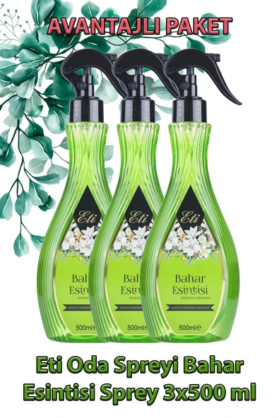 Eti Oda Spreyi Bahar Esintisi Sprey 500 ml 3 Adet ürün görseli 1
