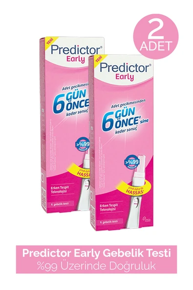 Predictor Early Gebelik Testi 2 Adet ürün görseli 1