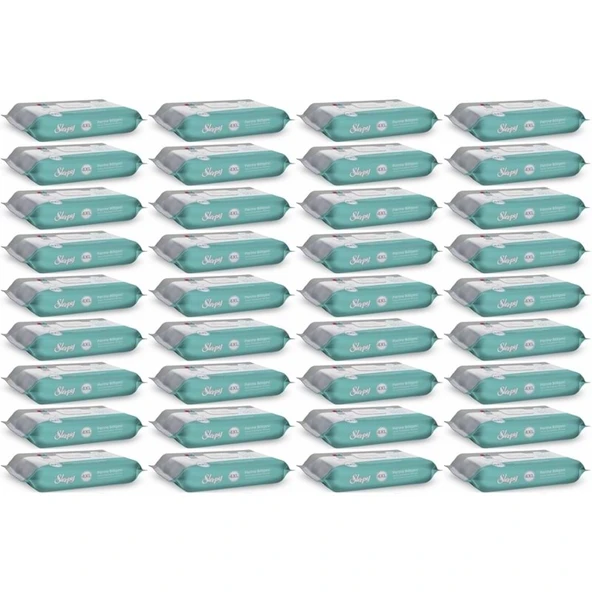 Sleepy Perine Bölgesi ve Vücut Temizleme Islak Mendil Havlu 50 Yaprak (Ebat 4XL) (36 Lı Set) ürün görseli 1
