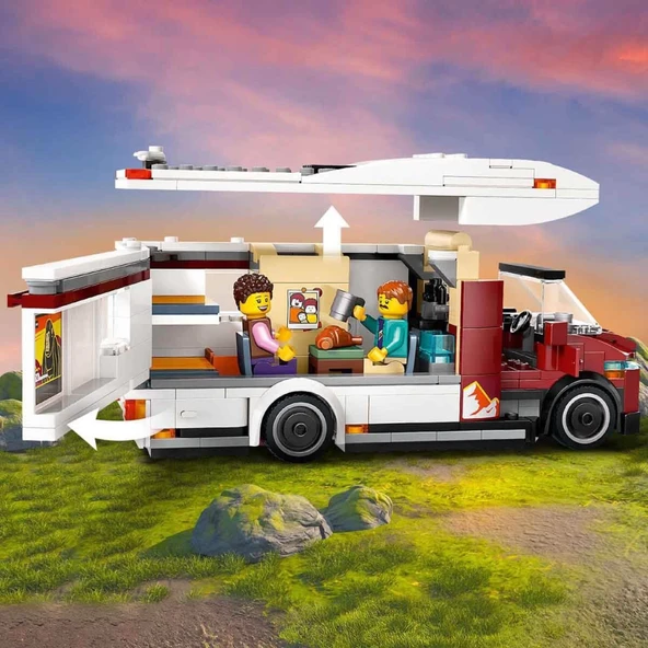 LEGO City Tatil Macera Karavanı 60454 - Resim 3