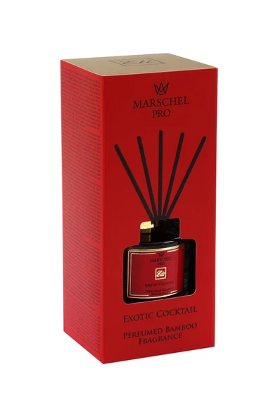 Marshel Pro Cocktail Çubuklu Koku Cam Şişe 165 ml ürün görseli 1