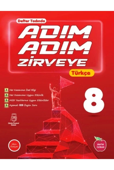 Newton 8. Sınıf Adım Adım Zirveye Türkçe Etkinlikli Soru Bankası 2024 2025 LGS ürün görseli