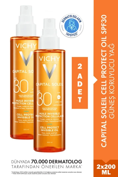 Vichy V CS Cellprot Oil SPF30 200 ml 2 Adet ürün görseli 1