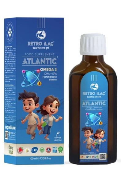 Retro İlaç Atlantic Omega3 100 ml ürün görseli 1