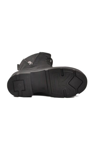 Ayakmod Siyah İçi Polarlı Kaymaz Taban Kız Çocuk Bot G-1001 F Frmr - Resim 5