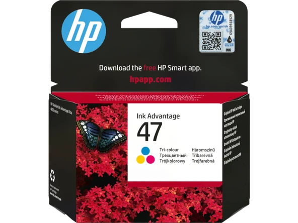 HP 6ZD61AE (47) RENKLİ MUREKKEP KARTUSU 750 SAYFA ürün görseli