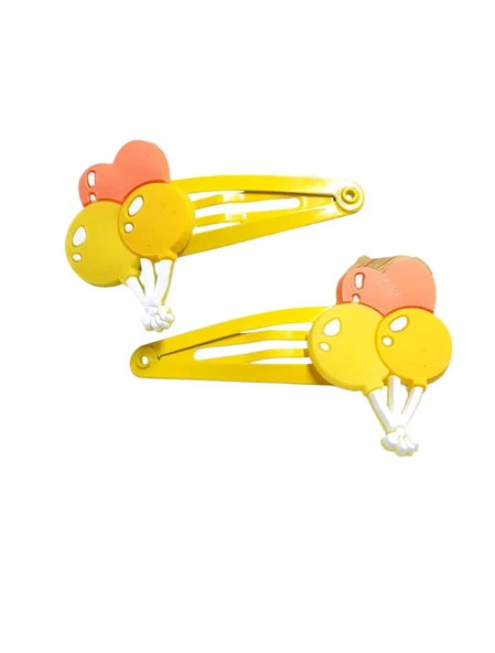 Balon Figürlü Kız Çocuk Çıtçıtlı Toka - Resim 11