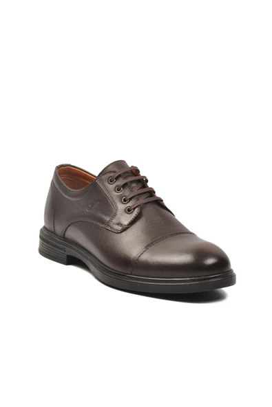 Dr.Flexer Kahve Hakiki Deri Ortopedik Erkek Klasik Ayakkabı 825501 M - Resim 3