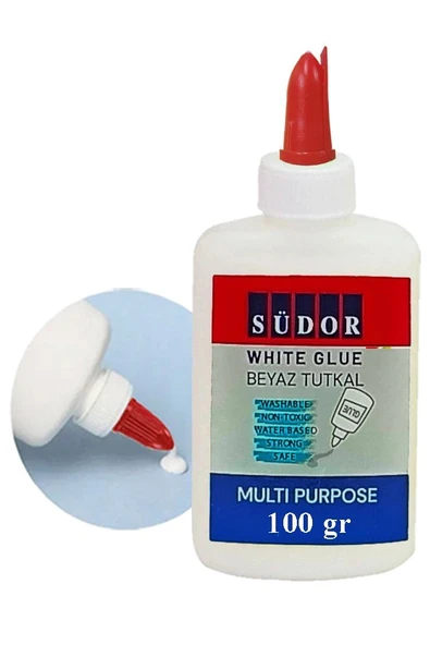 Beyaz Tutkal 100 gr 1 Adet Südor Beyaz Mobilya Tutkalı 100 gr Ahşap Tutkalı Su Bazlı Çok Amaçlı Beyaz Tutkal ürün görseli