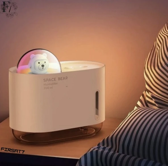 Dekoratif astronat ayı hava nemlendirici - Resim 2