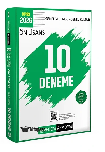 Pegem 2026 Kpss Önlisans Gy Gk 10 Deneme ürün görseli 1