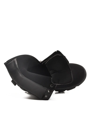 Ayakmod Siyah İçi Polarlı Kaymaz Taban Kız Çocuk Bot G-1001 F Frmr - Resim 4