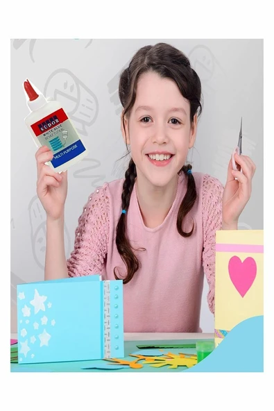 Beyaz Tutkal 100 gr 3 Adet Südor Beyaz Mobilya Tutkalı 100 gr Ahşap Tutkalı Su Bazlı Çok Amaçlı Beyaz Tutkal - Resim 4