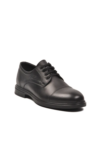 Dr.Flexer Siyah Hakiki Deri Ortopedik Erkek Klasik Ayakkabı 825501 M - Resim 3