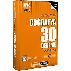 Pegem 2026 Kpss Coğrafya 30 Çözümlü Deneme ürün görseli 1