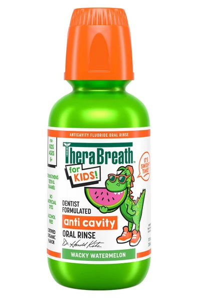 Thera Breath Çocuk Ağız Bakım Suyu Karpuz Aromalı 296ML ürün görseli 1