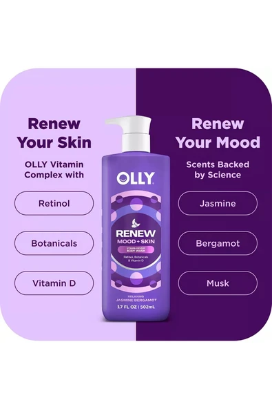 Olly Renew Mood + Skin Duş Jeli 502ML - Resim 3
