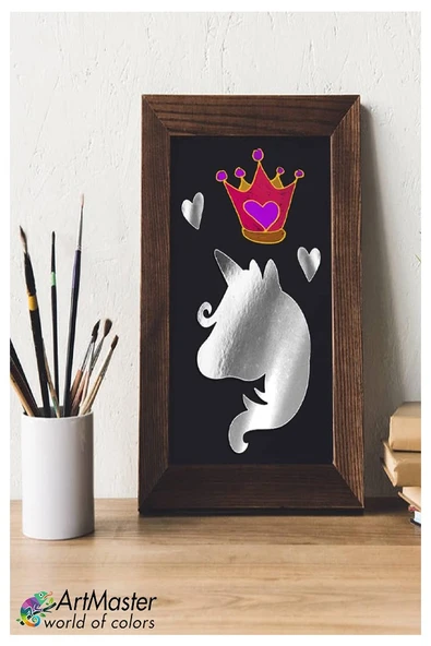 Kırmızı Renkli 50x70 Metalik Aynalı Fon Kartonu 5 Adet 1 Paket ArtMaster Metalik Aynalı Fon Kartonu - Resim 2