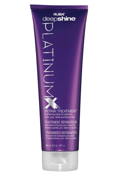Rusk Deepshine PlatinumX Renk Canlandırıcı Onarıcı Saç Kremi 241GR ürün görseli