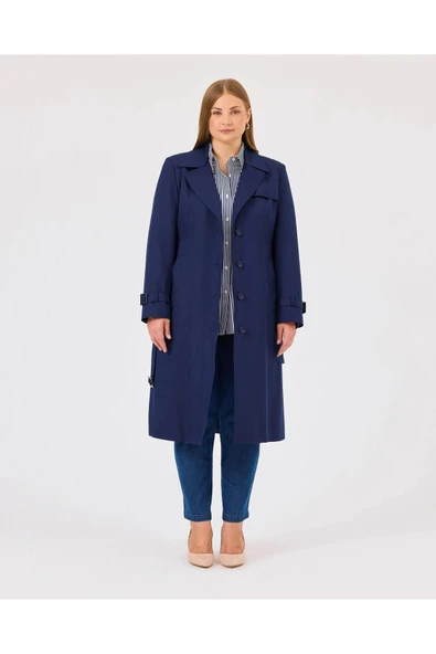 10002422114002 GALAXİ TRENÇKOT - Resim 4