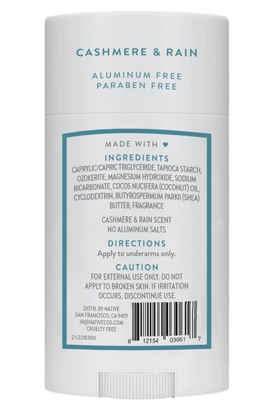 Native Cashmere & Rain Alüminyumsuz Stick Deodorant 75GR - Resim 2