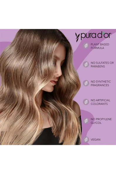 Pura D'or Apple Cider Vinegar Thin2Thick Saç Kremi 709ML - Resim 4