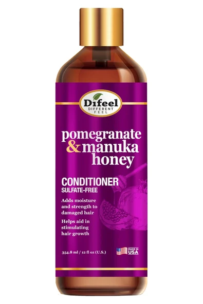 Difeel Pomegranate & Manuka Honey Sülfatsız Saç Kremi 354.9ML ürün görseli