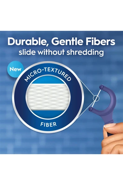 Oral-B Glide Arctic Peppermint Oil Çatal Diş İpi Kürdanlı 75 Adet - Resim 5